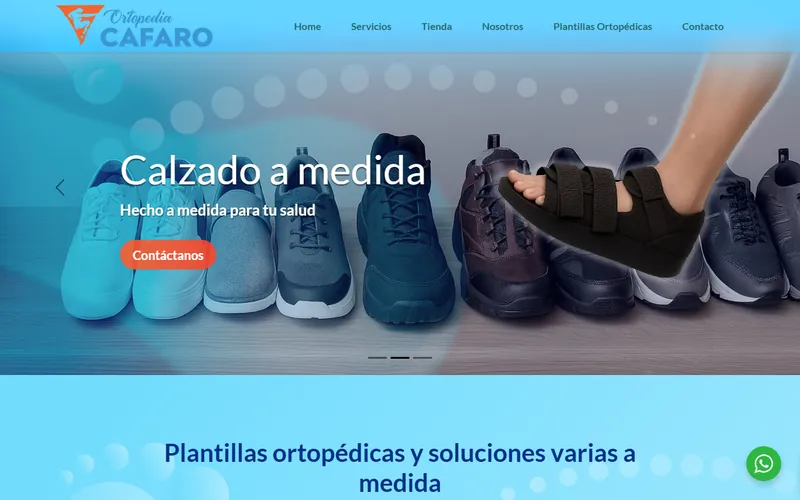 Ortopedia Cafaro - trabajo de Pex Creative
